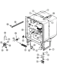 05 - Tub parts for Maytag Dishwasher DU7DN-35 from AppliancePartsPros.com