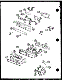 02 - Page 1 parts for Amana Dishwasher DU9010B / P1130508W from AppliancePartsPros.com