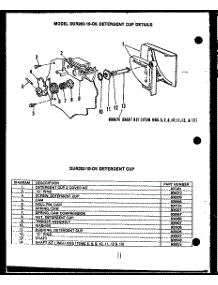 02 - Detergent Cup Details parts for Amana Dishwasher DUR20219OK from AppliancePartsPros.com