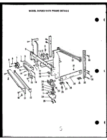 04 - Frame Details parts for Amana Dishwasher DUR20219OK from AppliancePartsPros.com