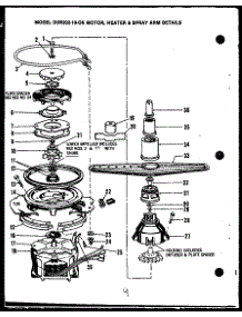 05 - Motor parts for Amana Dishwasher DUR20219OK from AppliancePartsPros.com