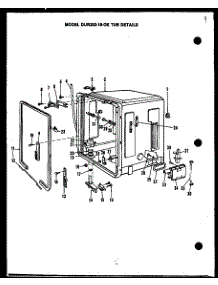 06 - Page 1 parts for Amana Dishwasher DUR20219OK from AppliancePartsPros.com
