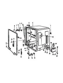 07 - Tub Details parts for Amana Dishwasher DUR2021WOL from AppliancePartsPros.com