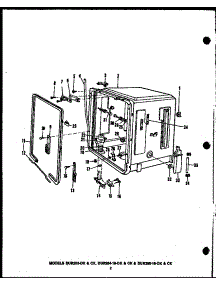 05 - Page 1 parts for Amana Dishwasher DUR20319OK from AppliancePartsPros.com