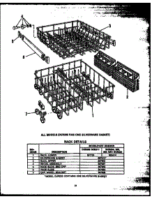 07 - Rack Details parts for Amana Dishwasher DUR20419CK from AppliancePartsPros.com