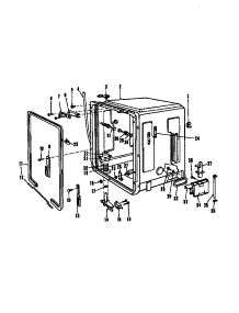 07 - Tub Details parts for Amana Dishwasher DUR20419OL from AppliancePartsPros.com