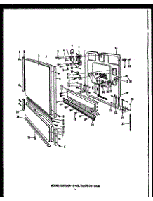 03 - Door Details parts for Amana Dishwasher DUR20419-OS from AppliancePartsPros.com