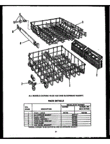 07 - Rack Details parts for Amana Dishwasher DUR20419-OS from AppliancePartsPros.com