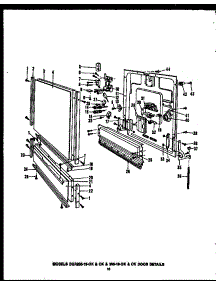 03 - Door Details parts for Amana Dishwasher DUR20519OK from AppliancePartsPros.com