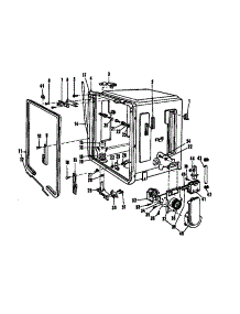 06 - Tub Details parts for Amana Dishwasher DUR20819CL from AppliancePartsPros.com
