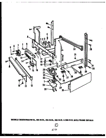 05 - Page 5 parts for Amana Dishwasher DUS202-1W / DUS20201W from AppliancePartsPros.com