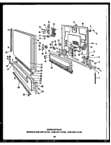 03 - Door Details parts for Amana Dishwasher DUS20519-OA from AppliancePartsPros.com