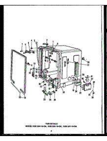 06 - Page 2 parts for Amana Dishwasher DUS20719-OA from AppliancePartsPros.com