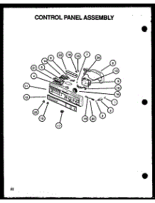 02 - Control Panel Assy parts for Amana Dishwasher DUS600B / P1139732N B from AppliancePartsPros.com