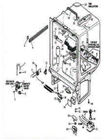 04 - Page 4 parts for Amana Dishwasher DUS600B,WW / P1109515W from AppliancePartsPros.com