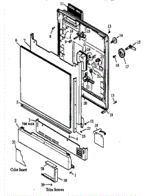 02 - Page 2 parts for Amana Dishwasher DUS600B,WW / P1109514W from AppliancePartsPros.com