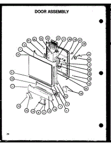 03 - Door Assy parts for Amana Dishwasher DUS900B / P1139733N B from AppliancePartsPros.com