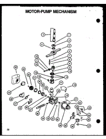 05 - Motor-Pump Mechanism parts for Amana Dishwasher DUS900B / P1139733N B from AppliancePartsPros.com