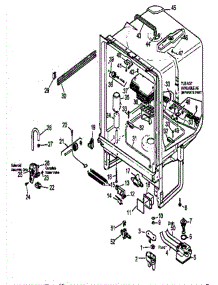 04 - Tub Parts parts for Amana Dishwasher DUS900B / P1173819W from AppliancePartsPros.com
