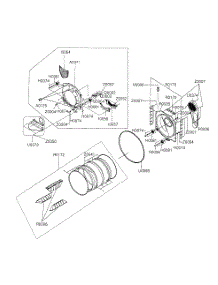 05 - Drum parts for Samsung Dryer DV306LEW/XAA from AppliancePartsPros.com