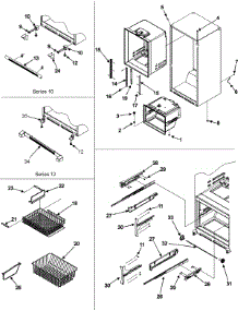 08 - Interior Cabinet / Toe Grille / Frz Shelves parts for Maytag Refrigerator MBF2262HEB from AppliancePartsPros.com