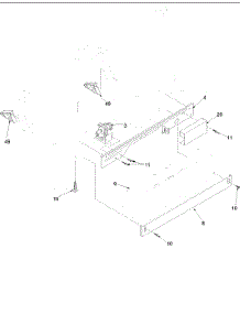 03 - Kickplate parts for Amana Dishwasher DWA33AB / P1318623W from AppliancePartsPros.com
