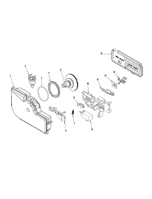 04 - Rinse Aid & Soap Dispenser parts for Admiral Dishwasher DWB1000AWX from AppliancePartsPros.com
