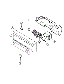 03 - Control Panel parts for Maytag Dishwasher DWC7302ABB from AppliancePartsPros.com
