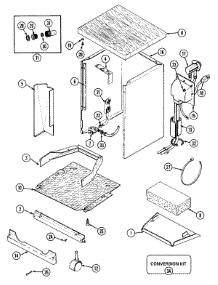 02 - Cabinet & Faucet Coupler Assy. parts for Maytag Dishwasher DWC7602AAB from AppliancePartsPros.com
