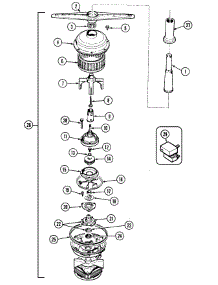 05 - Pump & Motor parts for Maytag Dishwasher DWC8330AAW from AppliancePartsPros.com