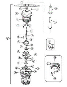04 - Pump & Motor parts for Maytag Dishwasher DWU7300BAX from AppliancePartsPros.com