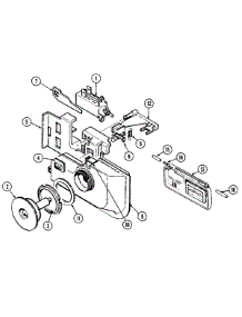 06 - Rinse Aid & Soap Dispenser parts for Maytag Dishwasher DWU7550AAX from AppliancePartsPros.com