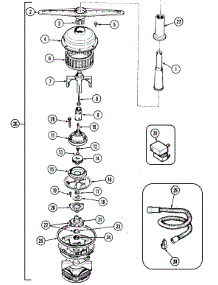 04 - Pump & Motor (Dwu8750aae) parts for Maytag Dishwasher DWU8750AAE from AppliancePartsPros.com