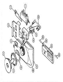 06 - Rinse Aid & Soap Dispenser parts for Maytag Dishwasher DWU8860ABX from AppliancePartsPros.com