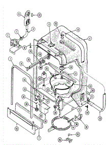 07 - Tub parts for Maytag Dishwasher DWU8860ABX from AppliancePartsPros.com