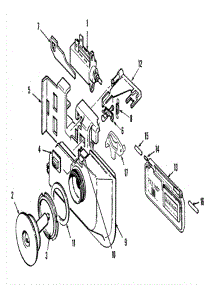 06 - Rinse Aid & Soap Dispenser parts for Maytag Dishwasher DWU8860BAB from AppliancePartsPros.com