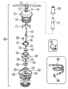04 - Pump & Motor parts for Maytag Dishwasher DWU8860BAE from AppliancePartsPros.com