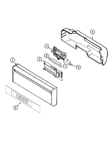 02 - Control Panel parts for Maytag Dishwasher DWU9902AAB from AppliancePartsPros.com