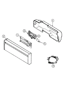 02 - Control Panel parts for Maytag Dishwasher DWU9906ABX from AppliancePartsPros.com
