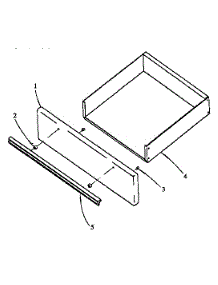 06 - Storage Drawer Assy parts for Amana Range EBE24AA0CEH / P1142443N from AppliancePartsPros.com
