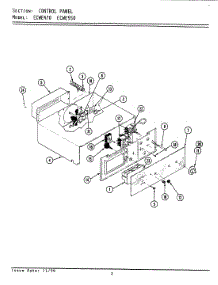 02 - Control Panel(Ecwe470, Ecwe550) parts for Maytag Oven ECWE550 from AppliancePartsPros.com