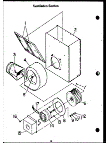 07 - Ventillation Section parts for Amana Cooktop EDR648 from AppliancePartsPros.com