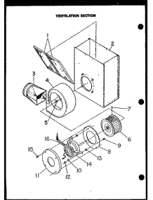 06 - Ventilation Section parts for Amana Cooktop EDS648 from AppliancePartsPros.com