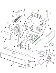 02 - Compressor parts for Dacor Refrigerator EF42BNDBSS from AppliancePartsPros.com