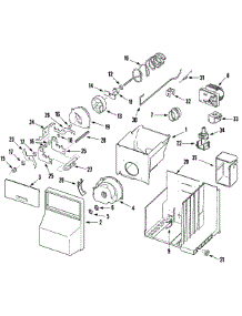 08 - Ice Bin parts for Dacor Refrigerator EF48BDCBSS from AppliancePartsPros.com