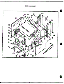 04 - Main Body Parts parts for Amana Range EHA312-OP / EHA3120OP from AppliancePartsPros.com