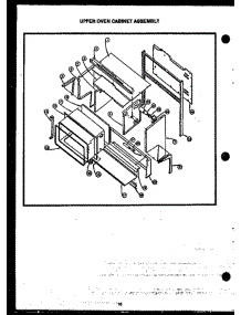 08 - Upper Oven Cabinet Assy parts for Amana Range EHB397 from AppliancePartsPros.com