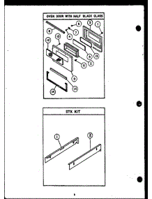 05 - Side Trim (Stk) Parts parts for Amana Range EHC394 from AppliancePartsPros.com