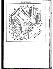 03 - Cabinet Assy parts for Amana Range EHD267 from AppliancePartsPros.com