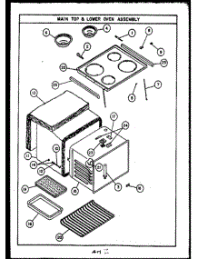 04 - Page 1 parts for Amana Range EHD346 from AppliancePartsPros.com